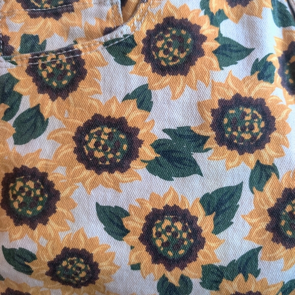 Forever 21 Sunflower Denim Cuffed Shorts - Picture 3 of 5